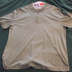 Men’s 1/4 zip polo shirt